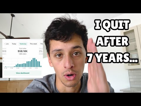 Why I Quit Dropshipping After 7 Years (Life Update)