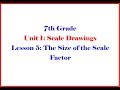Understanding Scale Factors in Geometry