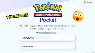 ✨ ¡RECLAMA AHORA 7 NUEVOS CODIGOS de REGALOS GRATIS en POKÉMON TCG POCKET: SOBRES GRATIS! ✨