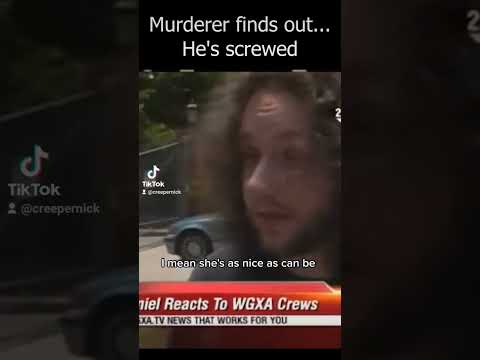 Reaction to them finding his victim #scary #truecrime