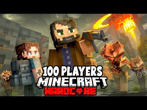 100 Players Simulate a ZOMBIE OUTBREAK in Minecraft