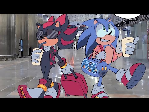 Sonic & Shadow en el Aeropuerto | Sonic Comic-Dub | Legacy of CHAOS