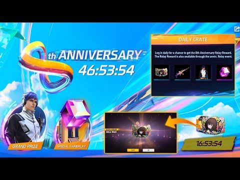 8th Anniversary Free Fire Event🤯 | Free Fire New Event | Ff New Event | Upcoming Events In Free Fire