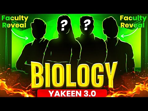 Yakeen 3.0 Biology Faculty Revealed 💥 | NEET Dropper Batch 2026