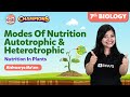 Types of Nutrition and Energy Sources