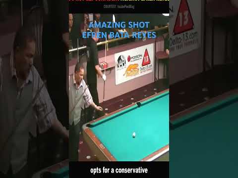 AMAZING SHOT EFREN BATA REYES VS STRICKLAND