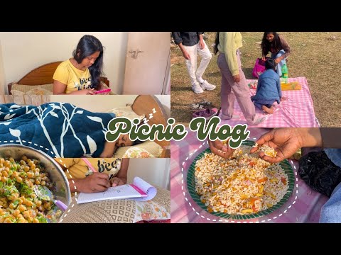 A day in my life 🩷✨ picnic 🧺 making food 🥗 aesthetic vlog 🌸