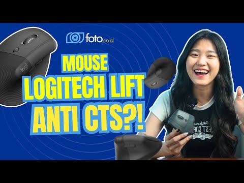 Mouse Ergonomis Logitech LIFT, Cocok Buat Kerja & Mencegah CTS