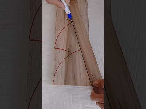 How To !!! latest geometry tips and tricks 45 vs 15 degree accurate #carpenter #geoometry #diy