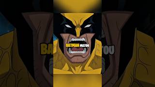 O BATMAN MATOU O WOLVERINE? #shorts