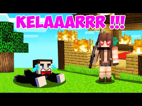 KETIKA KAK VINA (PLAYER MINECRAFT CEWEK) MAIN MINECRAFT DALAM EMOSI BAR-BAR !!!