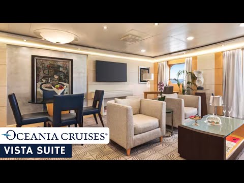 Oceania Marina | Vista Suite Full Walkthrough Tour & Review | 4k