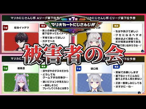 【2窓/A~Hリーグ】視聴者アンケートの最下位予想で好き勝手言われてしまったにじさんじライバーの反応まとめ【にじさんじ/切り抜き/#マリカにじさんじ杯】