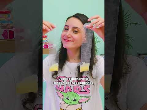 🤩 GELADINHO DE AÇAÍ COM LEITE CONDENSADO #receitasdeminuto #camilabeatriz #receitas