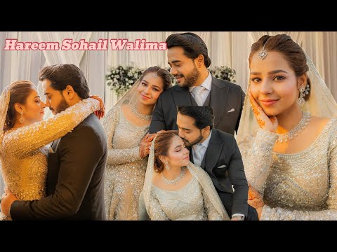 Hareem Sohail Walima Pictures – Beautiful Wedding Reception Highlights