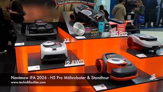 Navimow IFA 2026 - H5 Pro Mähroboter & Standtour