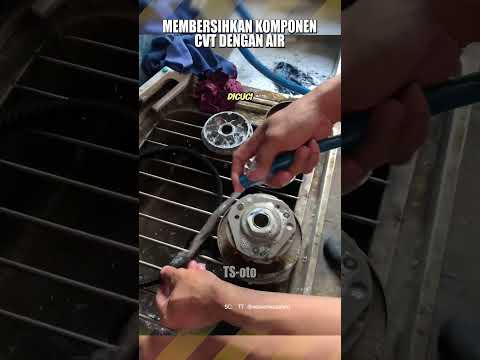 membersihkan cvt motor matic dengan air dan sabun #shorts #trending