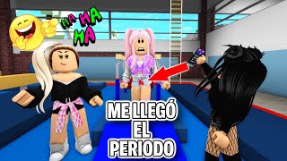 ME LLEGO EL PERIODO Y SE BURLARON DE MI 😢 HISTORIA DE ROBLOX BROOKHAVEN RP