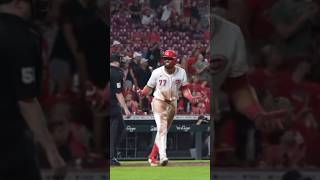 Reece Hinds makes MLB history 👀 #reds #mlb #shorts