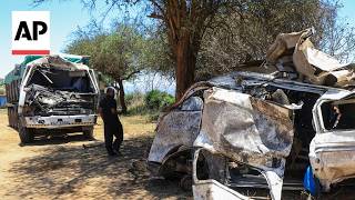 YouTube video thumbnail: At Least 17, Most of Them Catholic Pilgrims, Killed in a Road Crash in Kenya