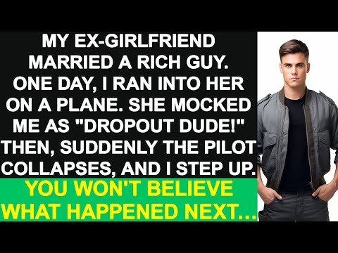 My ex married a rich guy. One day, I ran into her on a plane. I assisted the troubled flight, then..