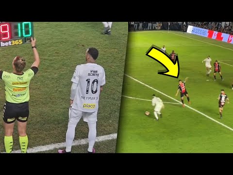 Neymar Santos Debut vs Botafogo - Crazy Skills & Comeback