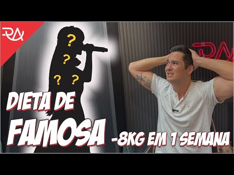 Dieta de FAMOSA - Menos 8kg em 1 semana - Rafael Aismoto