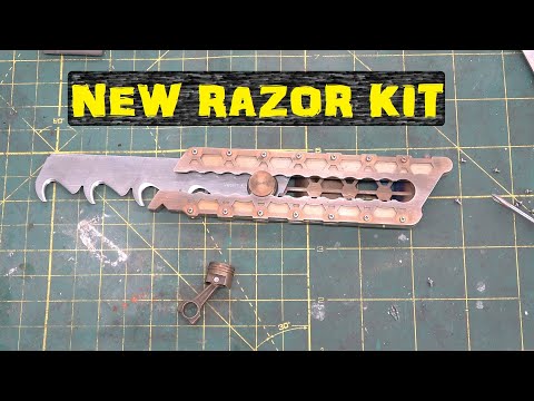 Razor EDC with Titanium Clip