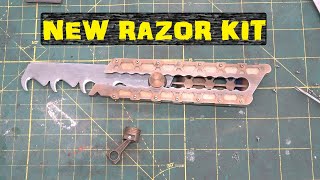Razor EDC with Titanium Clip