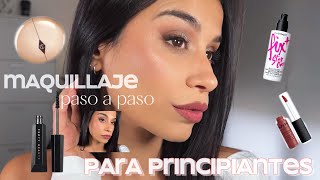 MAQUILLAJE PASO A PASO PARA PRINCIPIANTES🫰🏽 #makeup  #tutorialmakeup #maquillajeparaprincipiantes
