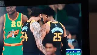 My sports League Utah Jazz @Seattle Sonics