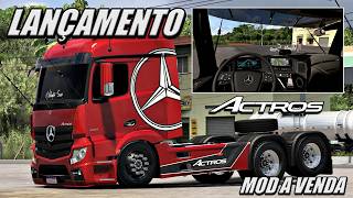 LANÇAMENTO - APRESENTAÇÃO - MERCEDES BENZ ACTROS - MOD A VENDA - EURO TRUCK SIMULATOR 2
