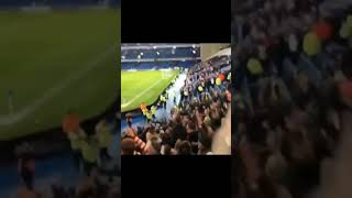 Hibs fans at ibrox