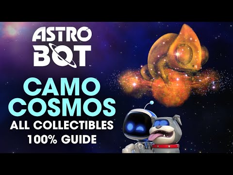 Astro Bot: Camo Cosmos (W4) - 100% Guide (All Bots, Puzzle Pieces, Secret Exits)