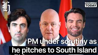 YouTube video thumbnail: 'Talk Like a Normal Person': PM Under Scrutiny as he Pitches to South Island 