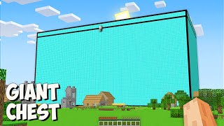 What is HIDDEN inside THE BIGGEST DIAMOND CHEST in Minecraft? I found WIDEST SECRET CHEST!
