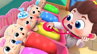 عشرة صغيرات مريضات | اغاني اطفال | بيبي باص | BabyBus Arabic