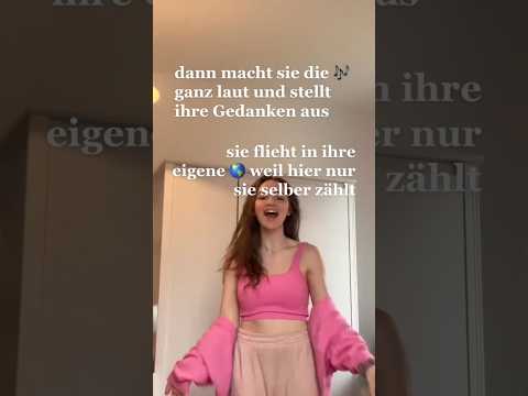 und dann macht sie die Musik ganz laut🎶