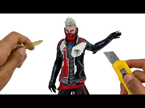 Como hacer la skin || COBRA DE FREE FIRE con plastilina | cobra free fire clay