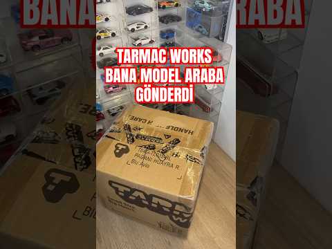 #reklam Tarmac Works bana model araba gönderdi. İnceleme videosu kanalda #hotwheels #hotwheelshunter