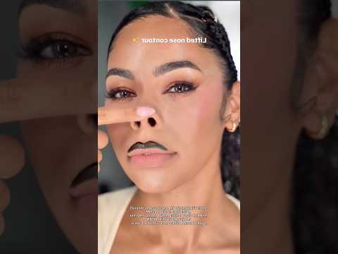 Afinando o nariz com truque de contorno!