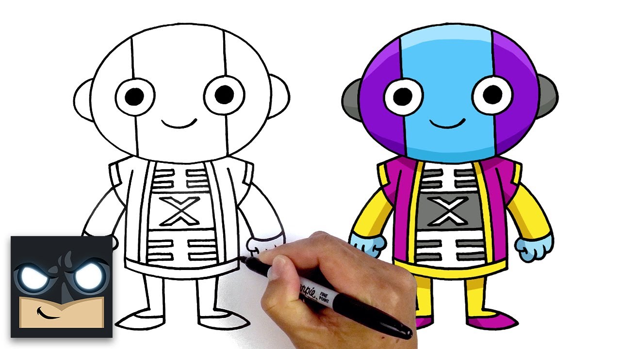 How To Draw Lord Zeno - Dragon Ball Super