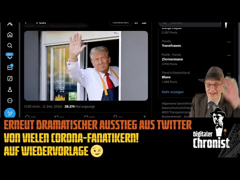 Erneut dramatischer Ausstieg aus Twitter von vielen Corona-Fanatikern! Auf Wiedervorlage 😉