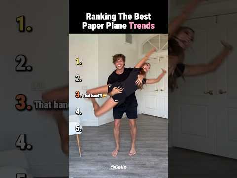 Ranking the Best Paper Plane Trends💖 #ranking #tiktok #viral #couple
