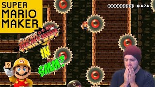 An Awesome Super Meat Boy Level! - #MarioVsCrono Twitter Levels - Super Mario Maker [#11]