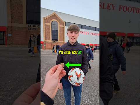 £1 for EVERY kick up you can do with a football! ⚽️💰 #football #kickups #footballer #barnsley