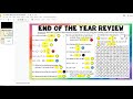 6th Grade Math End of Year Review Challenge