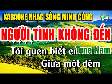 Người Tình Không Đến Karaoke Nhạc Sống Bolero Tone Nam Cực Hay Và Dễ Hát – BEAT RUMBA PHỐI MỚI 2026