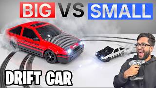 Big Vs Small RC Drift Car !