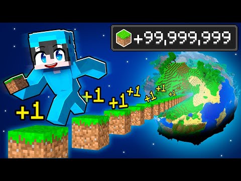 Recorriendo 100.000.000 de BLOQUES en Minecraft